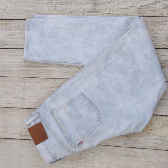 Levi's acid 501 wash button fly skinny jeans - Picture 2 of 15